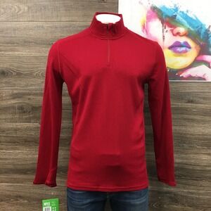 NEW! Minus33 Chocorua Midweight Merino Wool 1/4 Zip Mens XXXL Red Pullover 814